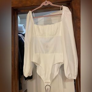 Princess Polly white bodysuit